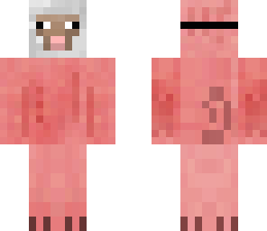 pig wearing sheep mask