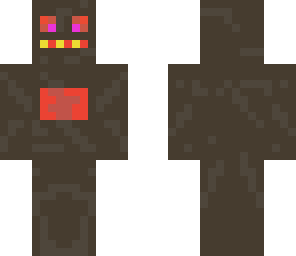 brown crazy robot