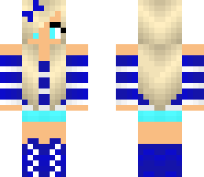 blue girl
