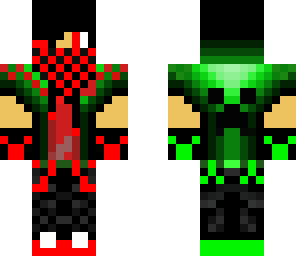 red minecraftian teen