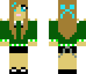 green shirt girl