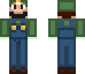 pixel luigi