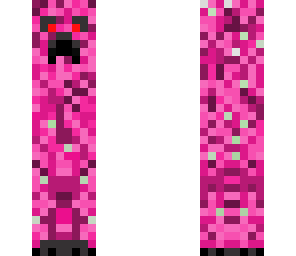 red-eyed pink and red creeper