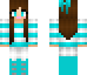 edited blue girl skin