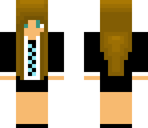 blondey brown school girl