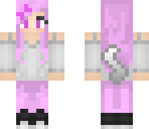 cute purple girl