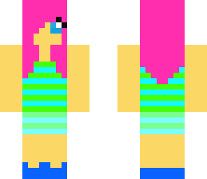 neon summer girl