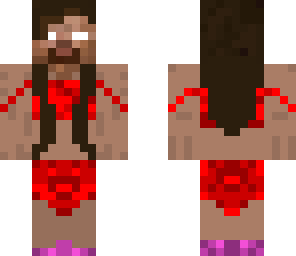 herobrine girl version in bikini 3rd edit