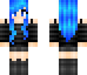 blue girl