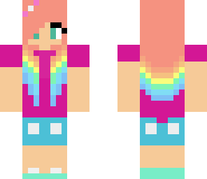 rainbow girl