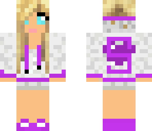 purple hoodie girl with s