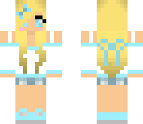 lightning blue girl