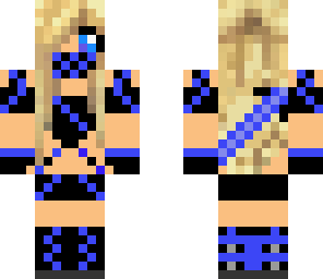 blue ninja girl