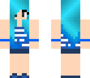 blue girl