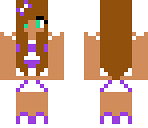 purple and white