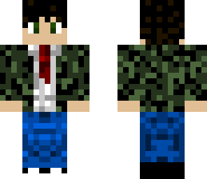 green jacket