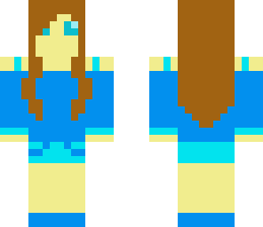 cute blue gamergirl