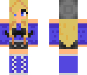 blue girl