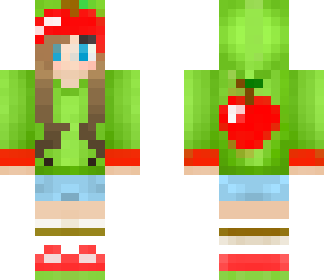 apple girl hoodie