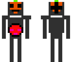 float-head robot controlled by alien