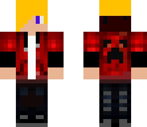 red teenager