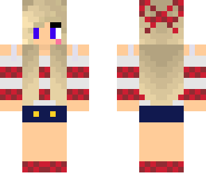 checkered stripes girl
