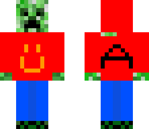 creeper with hoodie