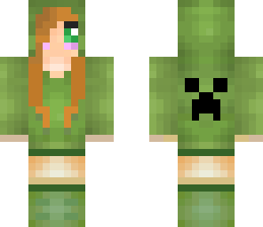 edited cute creepergirl