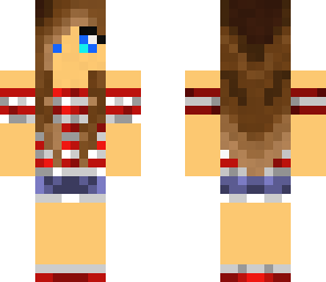 stripy girl