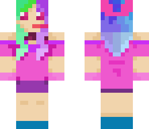 rainbow girl