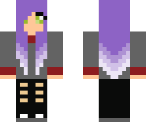 girl purple hair