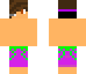 beach purple green