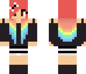 rainbow girl