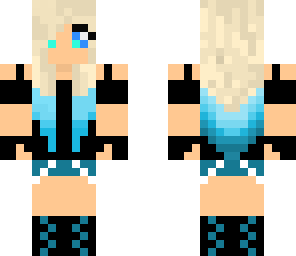 blue girl