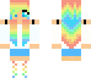 rainbow girl