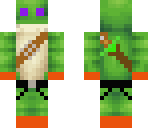 frog with glasses purple
