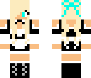 maid in blue
