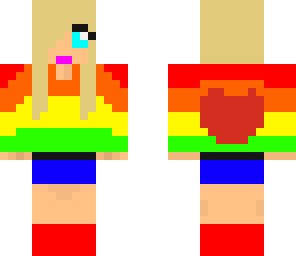 rainbow girl