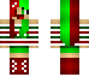 derpy green and red girl