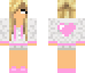 pink herobrine girl