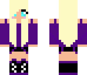 cute purple girl
