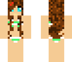 edited bikini girl skin