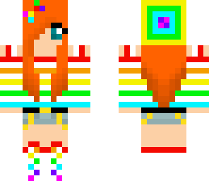 rainbow girl