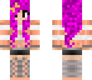 pink hair girl