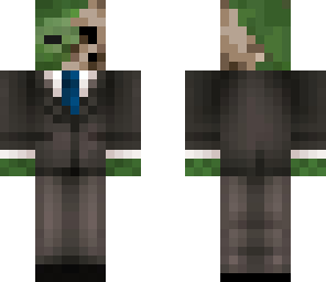zombie and skelly business man