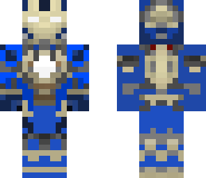 blue iron man