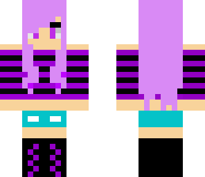 purple girl for my twin