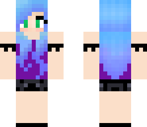 blue hair girl