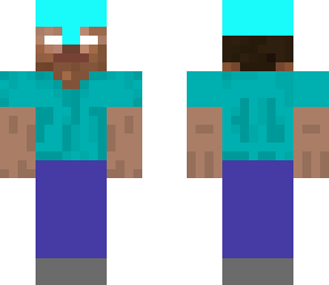 herobrine with diamond armor