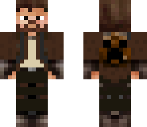 traveler with creeper backpack